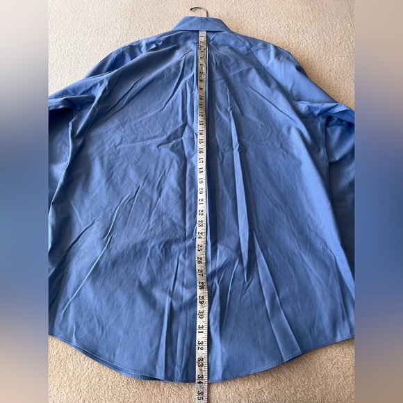 Brooks Brothers 1818 Regent Fit Blue Dress Shirt - Picture 10 of 14